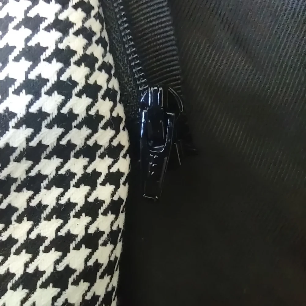 Veronica Beard 0 Leon Dickey Blazer houndstooth tweed black tweed